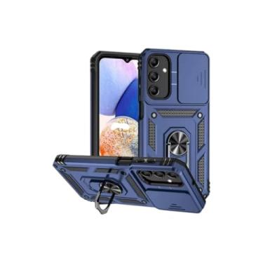 Imagem de Capa Capinha Case Compatível com Samsung Galaxy A16 5G Protetora Resistente Durável Anti Impacto Queda Choque Armor Armadura Militar (AZUL)
