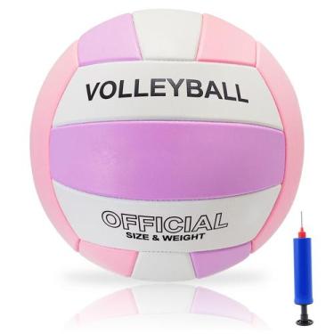 Imagem de Stavanicen de voleibol tamanho 5: interno e externo, PU, rosa, roxo