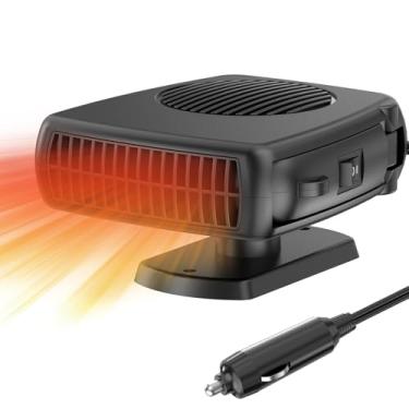 Imagem de Aquecedor de carro de 200 W, aquecedor portátil de 12 volts para carros, descongelador de para-brisa automático, aquecimento e resfriamento rápidos 2 em 1, aquecedores automotivos, descongeladores
