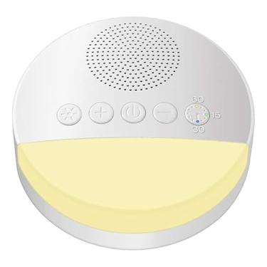 Imagem de Ruído Branco Suporte Bebê Aparelho Som Ninar Sono Útero Luz Branco