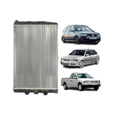 Imagem de Radiador Gol Parati Saveiro 1995 96 97 98 99 1.6 1.8 Com Ar (Bocal Inv