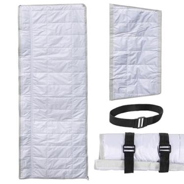 Imagem de Capa de mangueira portátil de ar condicionado, fácil instalação, aprimoramento de resfriamento, mangueira portátil de 144,8 cm, capa de mangueira isolada, serve para duto de exaustão de 55 cm de