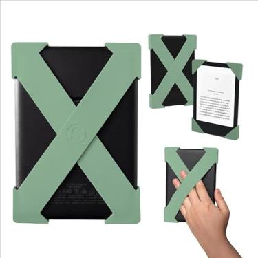 Imagem de Strapsicle Alça de mão para Kindle Paperwhite de 6,8 polegadas (11ª e 12ª geração), edição exclusiva e Kobo – Pega leve para leitura confortável – pacote com 2, grande - verde sálvia