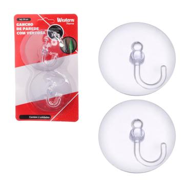 Imagem de Gancho Com Ventosa 8Cm 2 Peças Western Home