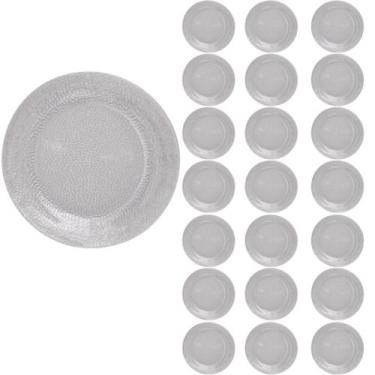 Imagem de Jogo 24 Prato Duralex Redondo Raso  Acqua Refeição 23cm - NADIR FIGUER