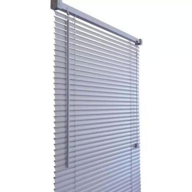 Imagem de Persiana Horizontal Pvc Cinza 180 L X 160 A Cm Cortina