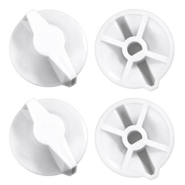 Imagem de 4 peças de substituição de botão de temporizador, botão de interruptor de temporizador, temporizadores de mola para temporizador de parede, ventilador de banheiro, luz compatível com Intermatic