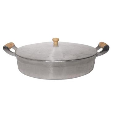 Imagem de Frigideirão frigideira paelleira 36cm 8l alumínio fundido - PANELAAS