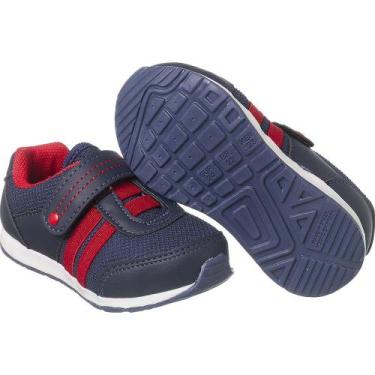 Imagem de Tênis Infantil Menino Elástico Ponta - PINOKIO CALÇADOS, 22, Marinho
