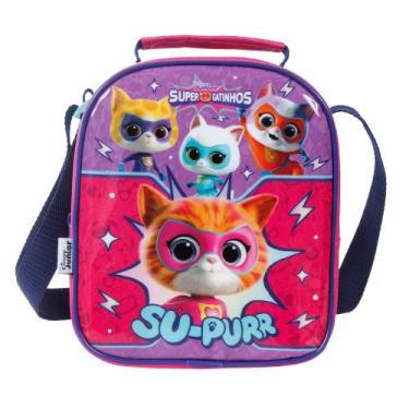 Imagem de Lancheira Escolar Super Gatinhos Disney Junior Dermiwil - Container KI