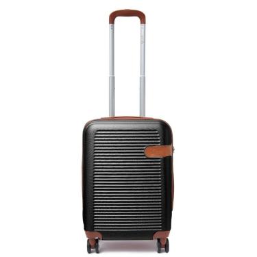 Imagem de Mala De Viagem De Bordo P- 10kg Em Abs Com Rodinhas 360º Removíveis E Leve - Padrão Anac - Qualis Preto Mb002