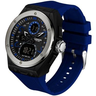 Imagem de Relógio Masculino Dupla Exibição Digital A Prova D`Água