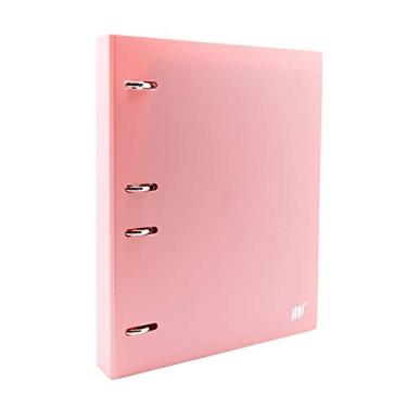 Imagem de Fichário Argolado Colegial B5, YES, RC4EBCROS, Tons Pastel, Rosa