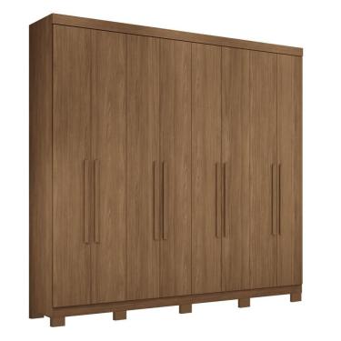 Imagem de Guarda Roupa Casal 8 Portas Havana Santos Andirá Jatobá
