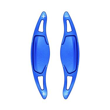 Imagem de Ysbxitu Raquete de mudança de volante de carro de liga de alumínio adequada para Kia Stinger CK K8 GT GT1 GT2 EX Hatchback Paddle Shifter Acessórios de extensão de decoração de interiores - Azul