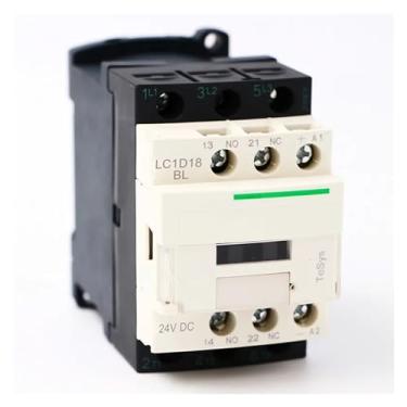 Imagem de LC1D18BL Contator eletromagnético DC 3P 3NO LC1-D18BL 18A 24V DC Bobina