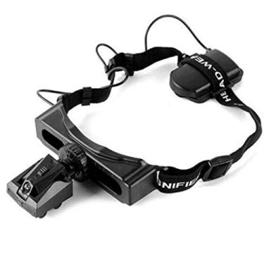 Imagem de Lupas montadas na cabeça com 1 luz LED e 3 lentes destacáveis - 5X, 8X, 20X, Lupa de faixa de cabeça com mãos livres para leitura, lupa de joias, relógio e presente de reparo eletrônico