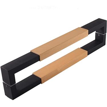 Imagem de Maçaneta de porta moderna, design interior e exterior dupla face substituição maçanetas modernas de porta deslizante, para porta de vidro/porta de madeira/porta de metal/porta de chuveiro