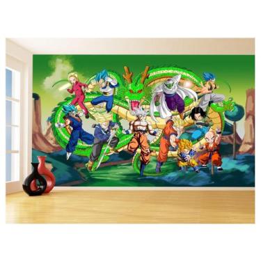 Imagem de Papel De Parede Dragon Ball Goku Vegeta Anime 3,5M Dbz271 - Você Decor