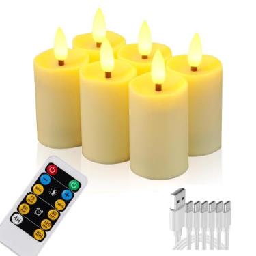 Imagem de Lâmpada de chá sem chama WralwaySLX recarregável 280h, pacote com 6