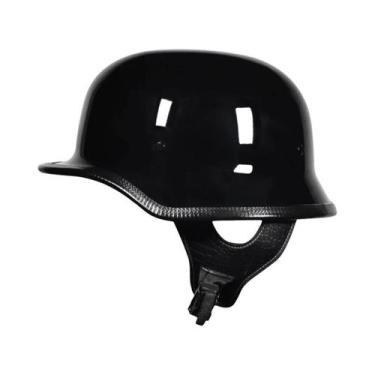 Imagem de Capacete Retro Unissex Estilo Soldado Capacete Semi-Capacete Alemão Ca