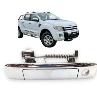 Imagem de Maçaneta Da Tampa Com Furo para a Ranger 2013 A 2016 Cromada