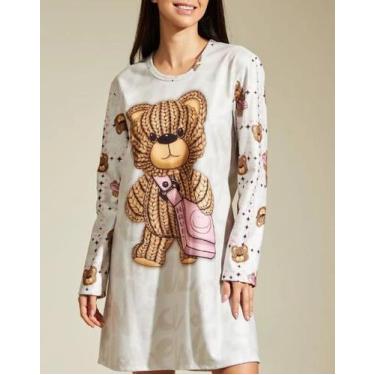 Imagem de Camisão Recco 16964 Feminino New Soft Poliéster T. 42/46, 46, 20259, E