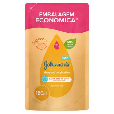 Imagem de Shampoo para Bebê Refil JOHNSON'S Baby de Glicerina 180ml