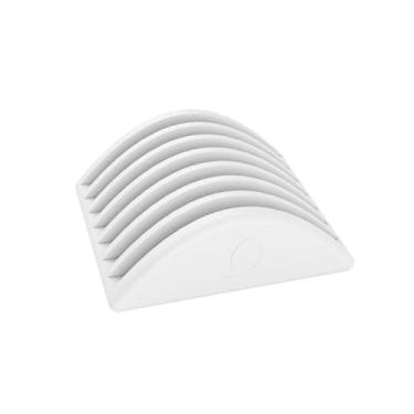 Imagem de Suporte Organizador de Tábuas de Corte em PLA Cozinha com Capacidade de 7 Tábuas Porta Tábuas Compacto e Resistente (Branco)