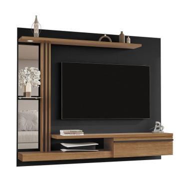 Imagem de Painel Denver Preto Fosco Com Cinamomo - Bechara