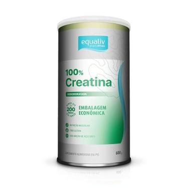 Imagem de Equaliv Creatina 600g – Creatina Monoidratada Sem Sabor em Pó, Alta Pureza e Rendimento de Até 200 Porções