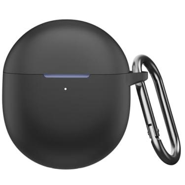 Imagem de USTIYA Capa para fones de ouvido sem fio Google Pixel Buds 2A capa de proteção de silicone macio de corpo inteiro com chaveiro, acessórios para fone de ouvido Funda Carcasa