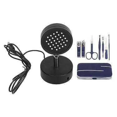 Imagem de CUOFYUNL 8pcs Dispositivo de tratamento de unhas descoloridas Iluminação forte Ferramentas removedoras de limpeza de unhas para leuconíquia