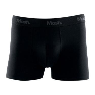 Imagem de Cueca Boxer Algodão Pima Mash, Preto, M