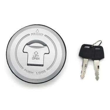Imagem de Tampa do tanque de combustível com chave, compatível com Honda VTX1800 N1 N2 N3 R1 R2 R3 VTR250 MC33 17620-MM5-007