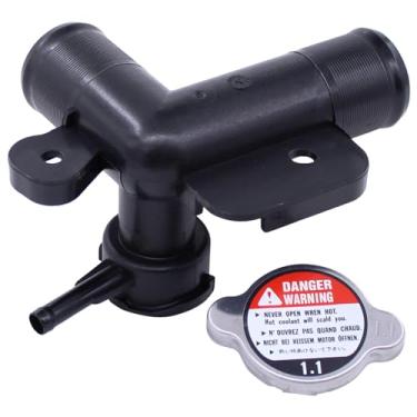 Imagem de ApplianPar Tubo de pescoço de enchimento de tanque de refrigeração do radiador com tampa para Nissan Sentra 1.8 2013-2019