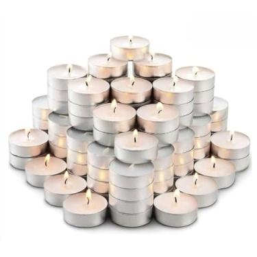 Imagem de Kit De Velas Com Suporte De AlumíNio – Cera De Parafina Decorativa Para O Dia Dos Namorados, Casamentos, Festas E DecoraçõEs Flutuantes Para Mesas(150)