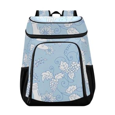 Imagem de Bolsa térmica com ícones de férias judaicos da Páscoa, isolada para praia, 36 latas, lancheira masculina para trabalho, piqueniques, acampamento, caminhada