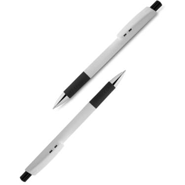 Imagem de Caneta Esferográfica Retrátil Executiva, Metal e Plástico, Escrita Azul, Acabamento Fosco, Grip Metálico, 0.7mm, Cilíndrica, Para Escrita Geral, 14cm (Preto 2)