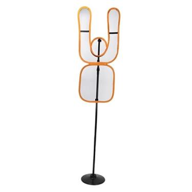 Imagem de MotiveTech Base Estável Auxiliar para Treino de Basquetebol, Ferramenta Ajustável, Equipamento de Treino, Manequim de Treino para Futebol.