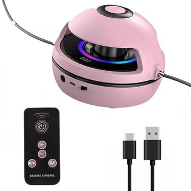 Imagem de Máquina De Pular Corda Automática Musical P/Multijogadores Adequado Para Interação Entre Pais e Filhos Crianças E Adultos (Rosa)
