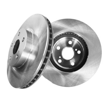 Imagem de PM Auto Rotores de freio a disco dianteiro para Toyota Corolla/Pontiac Vibe 2003-2008, Toyota Matrix 2003-2008, Scion TC 2005-2010, Toyota Celica 2000-2005, Rotores de freio de substituição automotiva