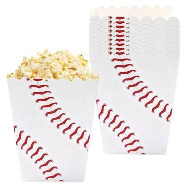 Imagem de LaVenty Caixas de beisebol, lembrancinhas, guloseimas, para esportes, casamento, aniversário, decoração, suprimentos, serve 10