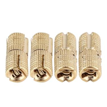 Imagem de Hyuduo, ângulo de Abertura de 180°, Dobradiças de Latão Convenientes para Usar, Dobradiças de Barril, Ocultas para Bricolagem, Hotéis, Portas de Madeira Com Grande Capacidade de Carga de 10 Kg, até