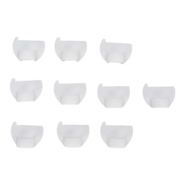 Imagem de Medidor de costura com bloqueio de ponto de borda Mini régua de dedo Ferramenta de medição de agulha de costura 10 unidades Auxiliares de costura para acolchoamento 2 mm Material