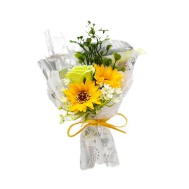 Imagem de WeiLaiKeQi Buquê de Sabão para Decoração de Casamento, Arranjos de Mesa Decorativos, Buquês de Flores de Sabão Realistas, Flores Artificiais para o Dia dos, Claro