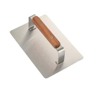 Imagem de Ｂｅｓｇａ Grelha de Prensa Reforçada com Cabo Ergonômico e Fácil de Segurar, Ideal para Bifes, Hambúrgueres, Carnes, Legumes, e Assar.