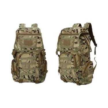 Imagem de Mochila Tática Masculina MOLLE Bolsa De Sobrevivência Para Caça, Acade