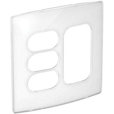 Imagem de Placa 4x4 3 postos separados + 3 postos juntos Nereya Pial Legrand sug