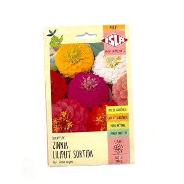 Imagem de Zinnia Liliput Sortida- 300mg de sementes - Isla Sementes